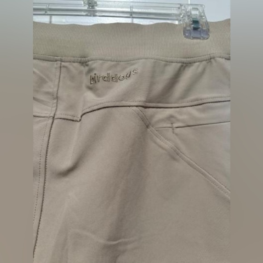NWOT Birddogs Mens Jogger Pants Large Boom For Your Boomstick Drawstring Khaki - Picture 9 of 10